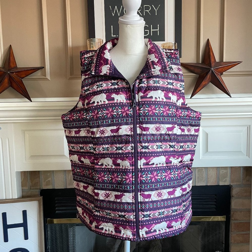 NWT Land's End 1X Vest and Gloves